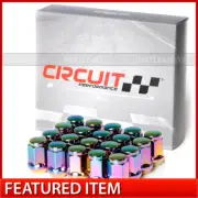 Circuit Neo Chrome Bulge Acorn Conical Cone Lug Nut 12x1.5 For Mazda Mitsubishi (for: Mitsubishi)