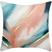 Cushion covers Cushion Covers 60cm x 60cm Golden Pink Cushion Covers Invisible Zipper Sofa Cushions Outdoor Cushions Garden Cushions Linen Decorative Pillows for Home Office Car(Golden Pink,(40x40cm))