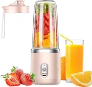 [WJnflQN] 14Oz Blender Portable Miniature Handheld Blenders Portable Mixer Cup Blender Personal Size For Sports Gyms Travel And Home Juicer Making