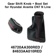 OEM Gear Shift Lever Knob + Boot Set for Hyundai Avante CN7 N Line 2021