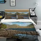 3D Mountain Sea 2836NA Bed Pillowcases Quilt Cover Duvet Kathy Barefield Fay