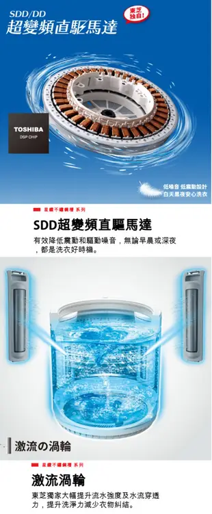 TOSHIBA東芝14公斤星鑽不鏽鋼槽洗衣機 AW-DG14WAG~含基本安裝+舊機回收 (5.7折)