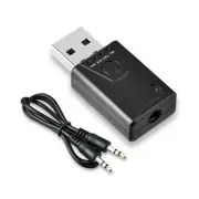 Bluetooth AUX Adapter for Car, Bluetooth 5.4 Wireless Audio Receiver Portable...