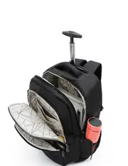 Tosca Oakmont Laptop Wheeled Backpack Black