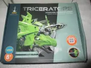 Johnco Triceratops Armoured Dinosaur Robot Childrens STEM Building Toy Kit 8y+