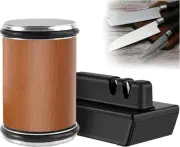 Rolling Knife Sharpener Tool Kit, Diamond and Ceramic Sharpening System Set, for