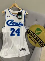 Nike Size XL Crenshaw Kobe Bryant White Lakers Swingman Nba Jersey