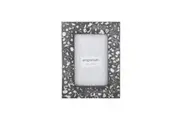 Emporium Letta 4x6" Photo Frame Black Terrazzo