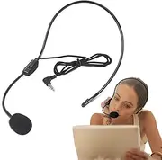 Wired Calling Microphone - Effortless Calling Microphone, Easy to Use Microphone | Clip Cardioid Condenser Computer mic Plug and Play USB Lapel Microphone, Long Lasting and Portable Tool