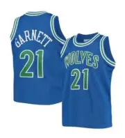 Kevin Garnett #21 Wolves On Court Replica Jersey Men's