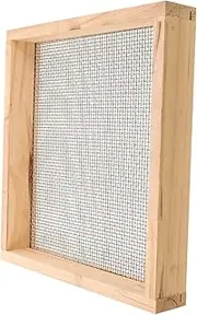CAXUSD Durable Stainless Steel Mesh Sifting Screen Efficient Soil Sieve for Gardening Composting Landscaping Use