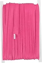 uxcell Maxi Piping Bias Tape, 20 Yards Piping Trim with Cord Satin Binding Lip Cord Trim Fit for Sewing Garment Webbing Trimming Crafts Decorating - (Rose Red)