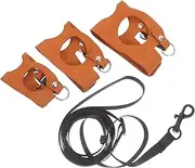 ORFOFE 1 Set Lizard Harness and Leash for Bearded Dragons Adjustable Reptile Vest Apparel for Reptiles Outdoor Walking Costume Photo Prop