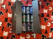 Star Wars Exclusive Pepsi Collectible Can Set In Metal Display Case. NEW IN BOX.