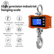 Portable LCD Digital 1000KG Hook Hanging Scale Heavy Duty Electronic Crane Scale