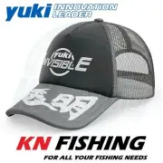YUKI INVISIBLE Fishing Cap with YUKI and INVISIBLE Logos