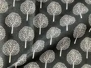 Grey Mulberry Tree Cotton Linen Fabric Natural Light Grey Hessian Jute Material Home Decor Curtain Upholstery- 150cm Wide Canvas (3 Metres)
