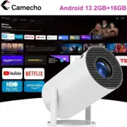 Android 13 4K Projector 10000 Lumen LED 1080P WiFi 6 Bluetooth Portable Theater