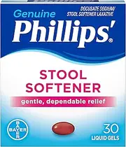 Stool Softener Liquid Gels 30 Liquid Gels (Pack of 3)