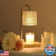 Candle Warmer Lamp, Candle Lamp Wax Warmer Heating, Timer and Dimmer 7-Levels