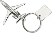 Fighter Plane - Workmanship Mastery 3D Alloy Aircraft Metal Engraved Keyfob | Exquisite Creative Unique Fly Safe Key Ring For Party, Travel, Travelers