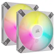 Corsair CO-9050165-WW iCUE AF120 RGB 120mm PWM Fluid Dynamic Bearing Fan 2Pk Wht