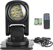 Gearwell LED Searchlight, Remote Control Spotlight, Outdoor Floodlight 45W 360° Rotation 180° Tilt Universal Work Lamp