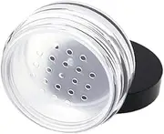 10ML Portable Loose Powder Container Empty Reusable Plastic Loose Powder Compact Container DIY Makeup Powder Case with Sifter and Lined Screw Lid