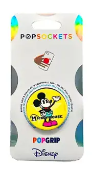 Popsockets Disney Mickey Mouse Yellow Phone Grip PopGrip PopSocket Pop Socket