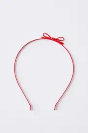 [Cotton On Kids] Cotton On Kids - Luxe Headband - Varsity red/metal bow OS VARSITY RED/METAL BOW
