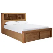 [Sleeping Giant] Hobart Bookend Storage Bed Frame