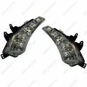 Pair of Indicators Front LED Glass Clear For Yamaha 530 XP T-Max