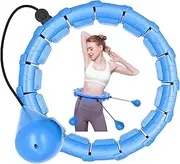 Smart Hula Hoop Adult, Hullahub Hoop for Weight Loss, Removable Knots, Adjustable Weight, Car Spinning Ball, Hoola Hoop, Fitness