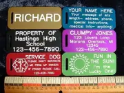 Two (2) Tags Laser Metal I.D. Sports & Luggage Tag