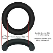 O-Ring, 13-15/16" ID, 3/16" Cross Section, Clearwater : O-474