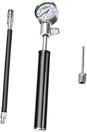 GALPADA 1 Set Portable High Pressure Bicycle Pump with Ergonomic Design Compact Bike Tire Inflator Easy to Hold One Handed Includes Gauge for Mountain and Road Bikes