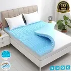 7-Zone Memory Foam Mattress Topper Cool Gel Queen Matress Support Bedding 5 8cm