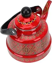 VINTORKY Enamel Water Heating Kettle Teapot for Induction Cookers Gas Stoves Elegant Design Portable Easy to Clean for Home Tea Brewing