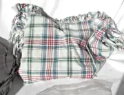Longaberger REMEMBRANCE Market Day Plaid cloth liner NIP