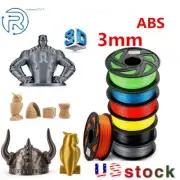 3D Printer Filament 3.00mm ABS 1kg 2.2lbs Multiple Color For MakerBot RepRap