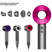 (purple) 5in1 Hair Dryer Professional Salon Leafless Blower