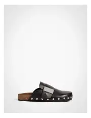 [Witchery] Zoey Stud Mules in Black
