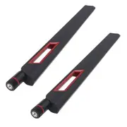 2x 12dBi 2.4GHz 5GHz Dual-Band Wireless Network Router WIFI High Gain Antenna