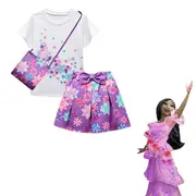 Girls Encanto Isabella Cosplay Costume Outfit Set - 3-4 Years
