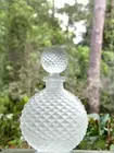 Beautiful Silvestri Flacon Satin Blown Glass Perfume Bottle New with Tags