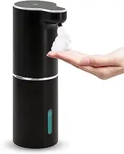 Youker Soap Dispenser Automatic Foaming Soap Dispenser 3-Level Adjustable Touchless Soap Dispenser 300ml Rechargeable Waterproof Foam Soap Dispenser for Home Bathroom Kitchen