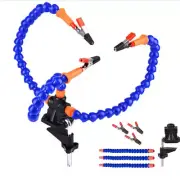3 Arms Solder Helping Hands Soldering Third Hand Flexible Arm Clamp Swivel