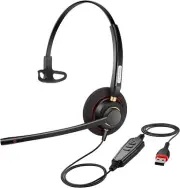 USB Headset with Microphone Noise Cancelling & Audio Controls Ultra Comfort PC