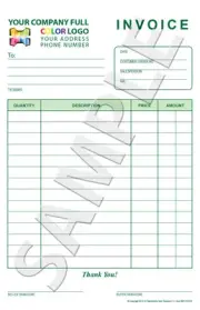 100 Color Carbonless Custom Invoice / Sales Receipt / Estimate / Quote /Proposal