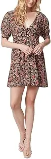 [Jessica Simpson] Women's Ember Tie Detail Button Up Mini Dress, Garden